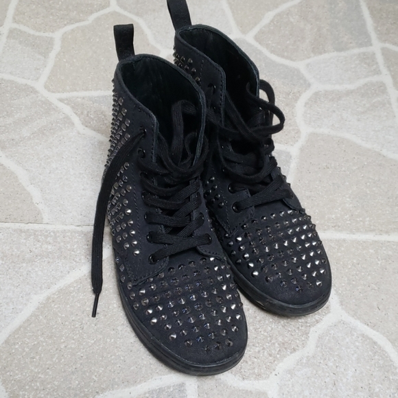 Dr. Martens Shoes - Dr. Martens studded black high tops